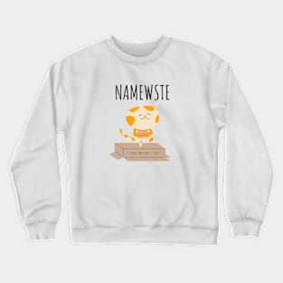 Namewste. Yoga Mastery : Cat Crewneck Sweatshirt